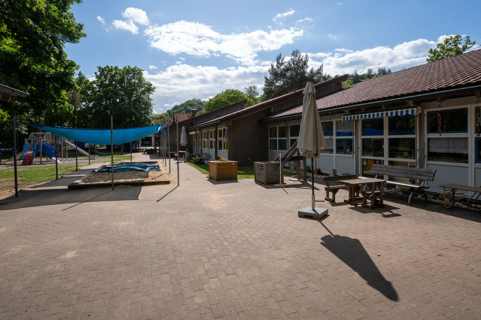 Außenbereich des Kindergartens