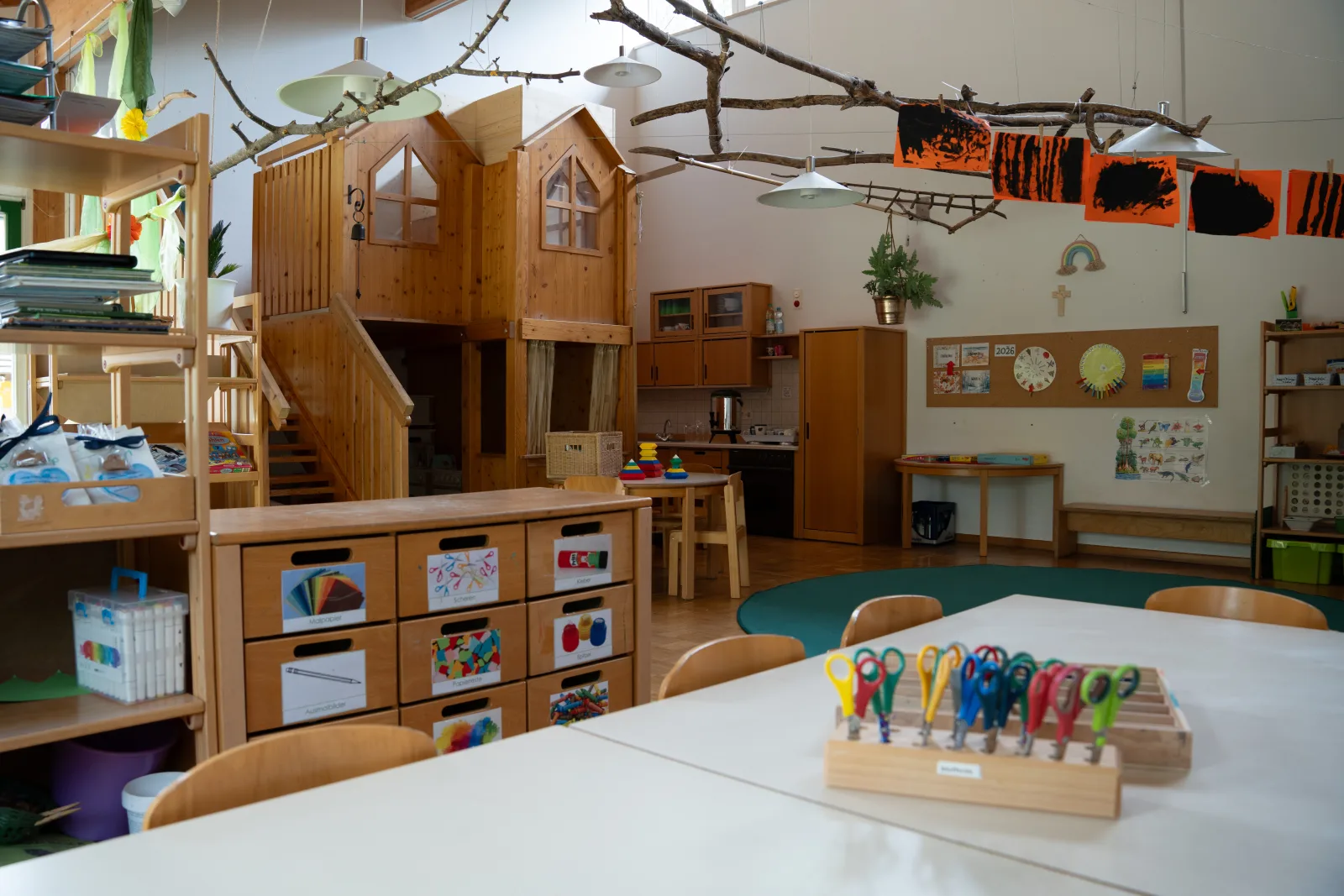 Gruppenraum im Kindergarten